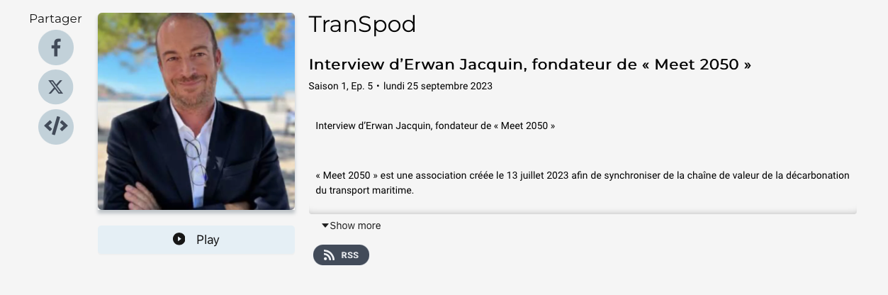 Interview d’Erwan Jacquin, fondateur de «MEET2050»